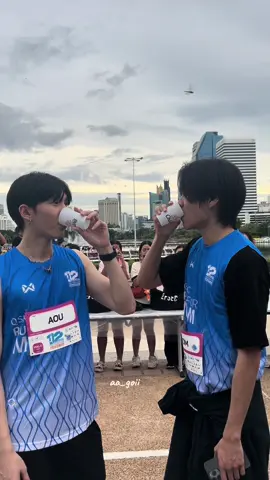 อู๋บูมแวะกินน้ำคุยเล่นกับแฟนคลับ 🫰🤏 🏃🏻##12AugustHalfMarathon🏅 ——— ꒰ ##AouBoom##อู๋บูม꒱ ——— 💛✿ ##aou_tnbknr##besevboom☻💜 #fypシ #fypシ゚viral @Thanaboon Kiatniran @besevboom 