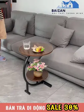 bàn trà mini 2 tầng thương hiệu baizan #bantra #bancaffe #bandecor #bantrangtri 
