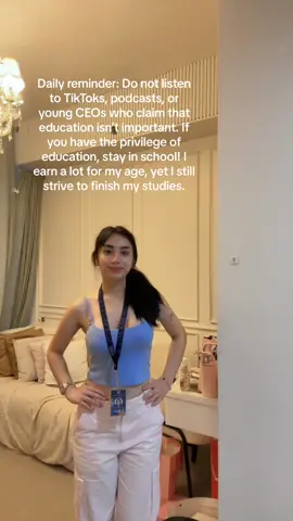 just a reminder from ur ate 😚 back to school season