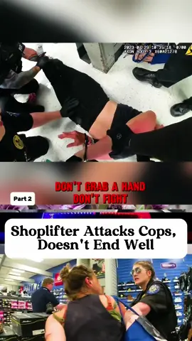 Shoplifter Attacks Cops, Doesn't End Well part 2