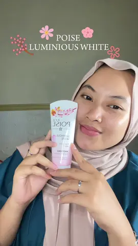 facial wash dengan ekstrak biji alpinia katsumadai 🌸💗 @POISE Luminous  #poise #facial #facialwash 