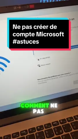 Comment ne pas créer le compte. Microsoft ##astuce##aout2024