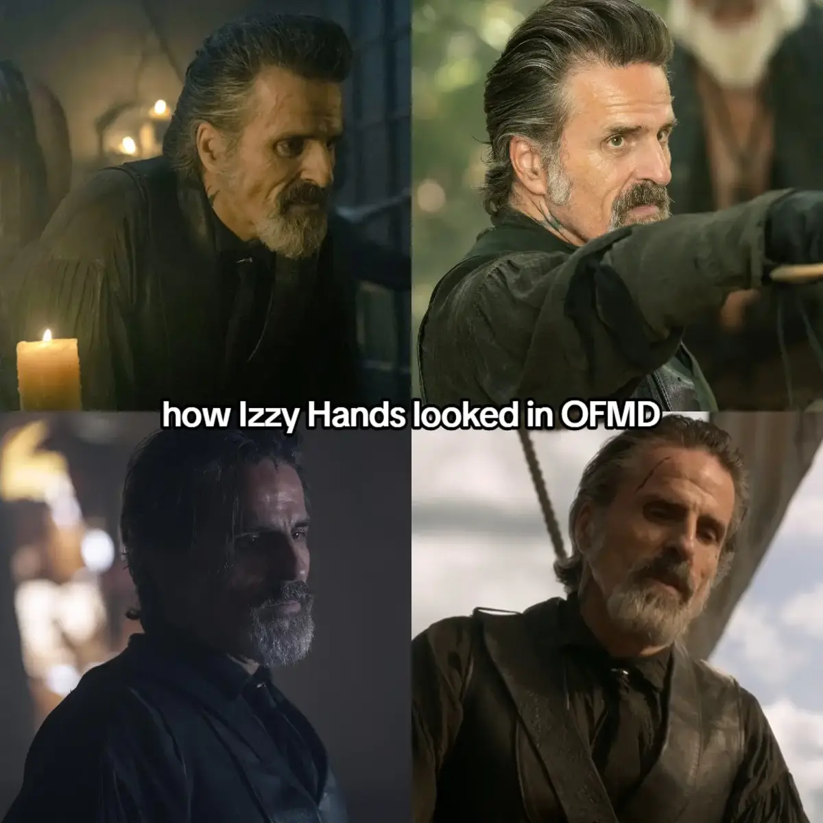 I absolutely respect the decision to make Izzy much older, because it would have been horrible to watch the childish suffering on this show  #ourflagmeansdeath #izzyhands #fypシ゚viral #fyp #foryoupage #f 