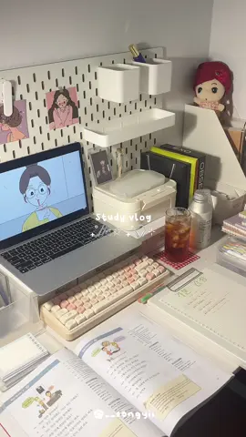 🎧ྀི study w me ✨🎀 #study #studywithme #studyvlog #studytime #studymotivation #studying #studytips #studykorean #studyaboard #studygram #studyaccount #aesthetic #xuhuong #fypシ #__songyii 