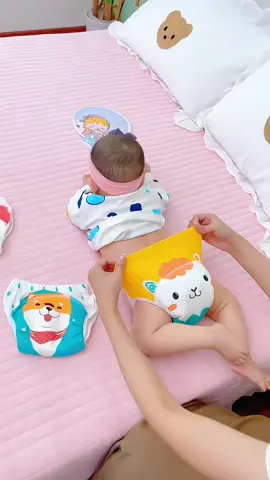 Mall 6-layer waterproof reusable cotton baby training pants baby shorts underwear cloth baby diaper#baby shorts underwear cloth#baby diaper#baby training pants#fyp #foryou #