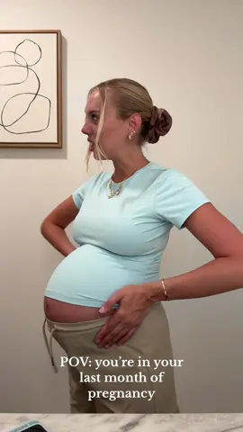 LAST MONTH OF PREGNANCY: Officially on our two week countdown until baby boy arrives! It’s definitely bittersweet! It’s been a rough pregnancy. But I sure am going to miss my baby bump and feeling him kick in there. 🥹 #pregnancy #37weekspregnant #9monthspregnant #thirdtrimester #newmom 