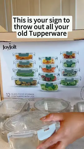 Plastics are filled with so many harmful o chemicals. Those chemicals are even... Plastics are filled with so many harmful chemicals. Those chemicals are even more harmful when heated. These lead-free, freezer safe, glass containers are a great swap for plastic containers #nontoxic #nontoxicliving #healthyswaps #plasticfree #kitchenstorage #glass #foodstorage #momhacks #healthyliving #joyjolt #kitchenmusthaves 