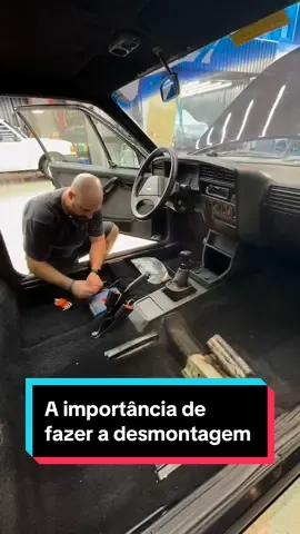 ⚫️ Projeto Monza 2.0 1991  👀 Veja a importância de uma desmontagem para uma boa higienização interna completa!!! #monza #monzaclube #chevrolet #jacaesteticaautomotiva #higienização #brusque