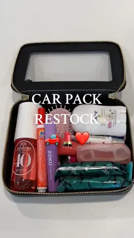 Whats in my car pack 😍 restock my car pack with me ❤️💄🚗 #restock #restockasmr #carpack #caressentials #asmr #asmrsounds #asmrvideo #satisfying #makeup #skincare #thatgirl @Summer Fridays @Sol de Janeiro  @Dove Beauty & Personal Care  @Tide Laundry @Lancôme @ZOKU LLC @EltaMD Skin Care #musthaves satisfying car pack video car Essentials restocking my car essentials whats in my bag whats in my car pack with me videos  