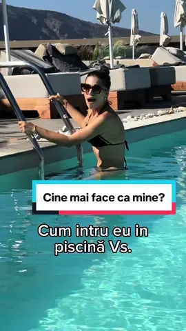 Ne vedem si pe instagram: Cezara Munteanu Cam asa intru eu in piscina dupa ce am stat la soare si apa mi se pare super rece. Vreau sa stiu cine mai face ca mine? #funny #funnyvideo #fun #comedy #besties #sisters #pool #beach #Summer #hotellife