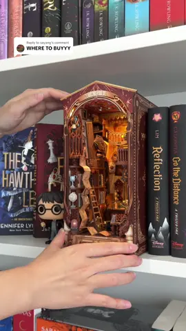 Replying to @sayang Start your DIY journey today ✨ #booknook #bookshelf #booklover #diylover #diyideas #harrypottertiktok #potterhead 