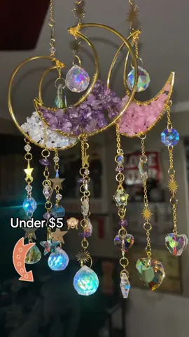 slowly adding all colors to the collection these sun catchers are my favorite #tiktokshop purchase! #dealsfordays #crystaldecor #crystals #suncatchers 