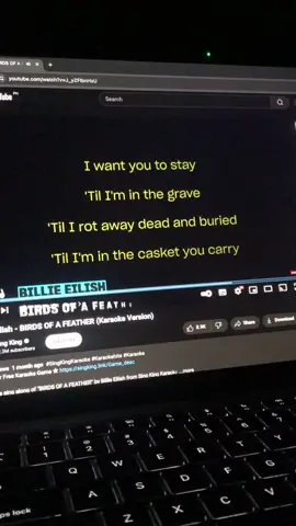 Birds of a feather #billieeilish #cover #fyp 