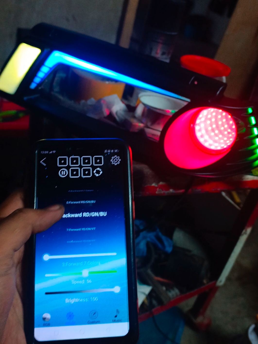 Custom headlamp LMST V2 RGB 50% done #custom #headlamp #LMST #iswara #saga #rgb #rgbbluetooth #ledstriprgb  #diyproject #fyp #lahaddatusabah #kgsarip  @Jamil @MR PAPA COMEL @Faizal Jalil