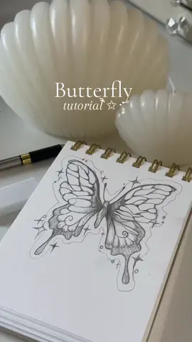 I’M BACK 💕#butterfly #drawing #tutorial #easytutorial #sketch #howtodraw #artist #art #easydrawingtutorial 