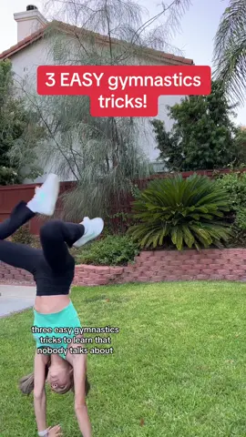 learn these easy gymnastics tricks at home! #gymnastics #tricks #skills #cheer #dance #search #creatorsearchinsights 