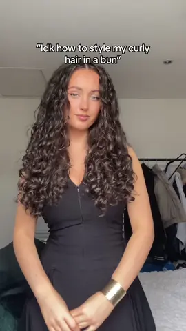 3 curly bun ideas