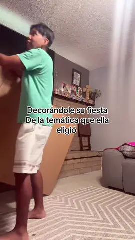 Ella pidio esa tematica … entonces sus papás lo haran realidad 💚💖