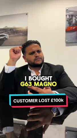 This customer lost £100,000 😳 #thedealcloser #supercars #carguy #fyp 