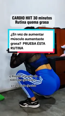 Respuesta a @maribel.diazz6 El cardio HIIT es importante en un proceso de volumen porque ayuda a mantener la salud cardiovascular, controlar la acumulación de grasa, mejorar la sensibilidad a la insulina, y mantener una buena condición física general sin interferir con la ganancia de masa muscular. Además, añade variedad y puede acelerar la recuperación muscular, complementando eficazmente el entrenamiento de pesas. . . . #cardiohiit #cardio #quemagrasa #ejercicioencasa #mujeres #quemacalorias #pesas #fyp #foryou #abdomenplano 