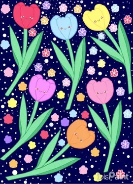 Flower pattern speedpaint  #speedpaint#art#pattern#fyp 