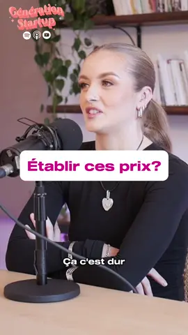 Écoute l'épisode #37 pour découvrir comment @Kiki établit ses prix ! Le lien est dans la bio ✨🎀 #podcast #business #entrepreneur #founder #founderstory 