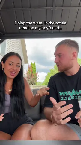 He was in disbelief 😭 #fyp #couplescomedy #couplescontent #boyfriendreaction #relationships #calebnandrea 