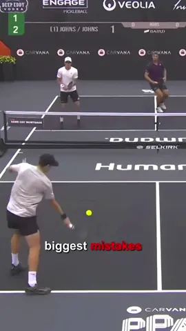 Remember, the middle line does not exist. 🙅🏻‍♂️ (via: @Caleb Cousins) #pickleball #pickleballtiktok #pickleballplayers #pickleballhighlights #pickleballcourt #pickleballtournament #highlights #foryou #trending #thekitchen 