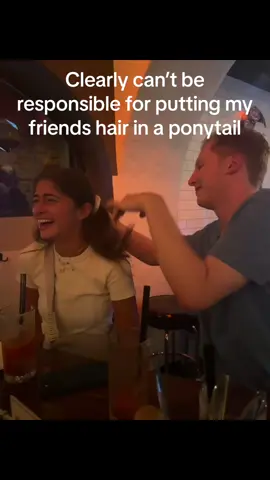 Not my strong suit thats for sure… #ponytail #cantdoit #mexicanrestaurant 