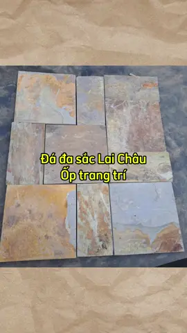 Đá đa sắc Lai Châu ốp tường trang trí #gachhoalinh#thietke #sanvuon #xaydung #datunhien 