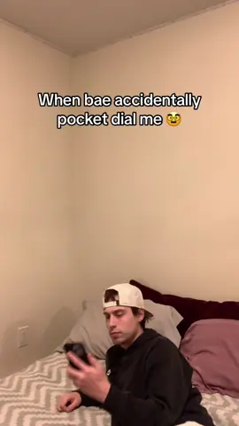 When bae accidentally pocked dial me 🥸 #fyp #bae 