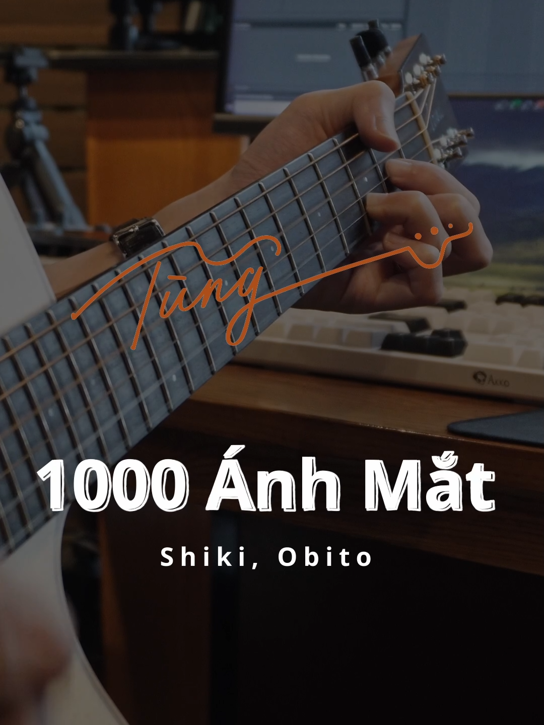 1000 Ánh Mắt - Shiki, Obito ( Guitar đệm + Chords ) #tungtic #tungacoustic #1000anhmat