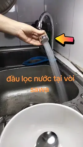 đầu lọc nước tại vòi sawa , lọc sạch nước cổ xoay 360 độ tăng áp #trending #xuhuong #tiepthilienkettikokshop #viralvideo #daulocnuocsawa #đogiadungtienich 