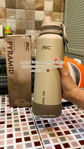 the best affordable high quality tumbler na nabili ko so far 🫶🏼 #mrrictumbler #vacuumflask #hotandcold #tumbler 