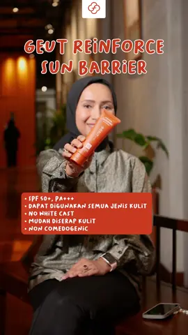 REINFORCE Sunscreen Sun Barrier memang seoke ini! Yuk buktiin sendiri, GEUTiful 🥰 #geut #jadilebihbaik #sunscreen #hybridsunscreen #sunscreenviral #sunscreenlokal 
