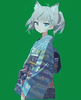 @official_izmt001 nih bg mentahannya - #shiroko #bluearchive #greenscreen #gfxmanipulation #日本 #美しい #japanese 
