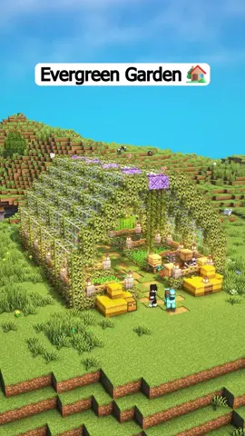 Evergreen Garden 🏡 #Minecraft 