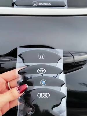 Car Door Bowl Protector Anti-collision Strip Anti-Scratch Sticker Decorative Products 8PCS
