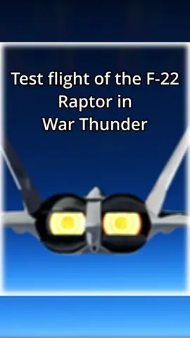 testing the f-22 in war thunder #warthunder #gaming #warthunderaviation #fyp