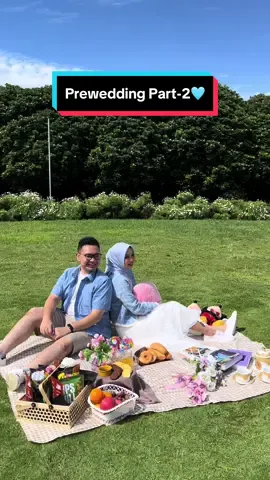 prewed konsep piknik🍭🍊🩵 #preweddingbandung #piknik 