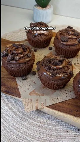 3 ingredients chocolate cupcakes 🍫🧁 #chocolatecupcakes #nutellacupcakes #3ingredientsrecipes #3ingredients #cravings #easybaking #bakingrecipe #EasyRecipes #quickrecipes #dessertrecipe #sweet #cravings #midnightcravings #foodcravings #foody #chocolaterecipe #chocolatelover #nutellarecipe #cookingideas #girltok #bakingtherapy #bakingtok #baketok #bakingtherapy #baking #bakingszn #cupcakesrecipe #cupcakes #quicksnack #DinnerIdeas #foodrecipe #easybakes #cooking #cookingtok #aesthetics #vibes #bake #beginnerbaker #oreocupcakes #3ingredientrecipes #viralll #foryoupage #foryou #fyp 