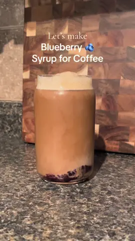 It ended up being good, but maybe dont refridgerate your syrup after? 😬#creatorsearchinsights #blueberry #blueberrysyrup #coffeeathome #coffeesyrups #homemade @The Nitro Bar @stokcoldbrew 