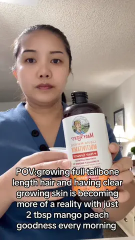 Love this multivitamin. My hair is growing healthy #maryruthsorganics #hairgrowth #multivitamin #TikTokMadeMeBuyIt #tiktokshopbacktoschool 