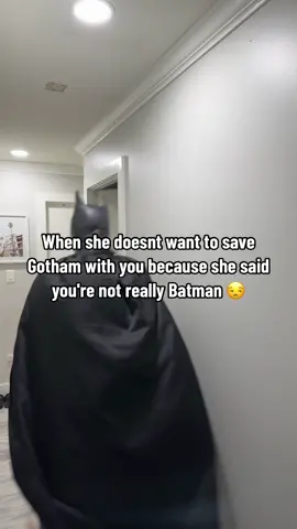 She doesn’t love me (batman voice) 🤷🏻‍♂️🤣 #wearetheizzys #marriedlife #batman 