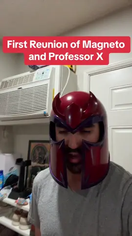 A skit dumb enough to fit each bit of headwear I used lol #marvel #xmen #magneto #xavier #professorx #comics #juggernaut 