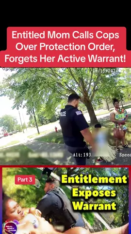 Entitled Mom Calls Cops Over Protection Order, Forgets Her Active Warrant!