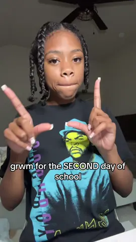 SECOND day …. (baby brother update) #foryoupage #foryou #fy #backtoschool #grwmroutine #curlyhair #viral 