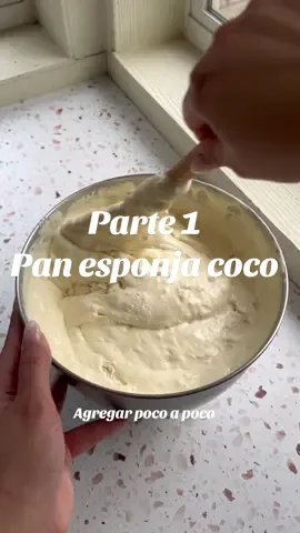Replying to @Jenni Cis Parte 1 Pan esponja sabor coco  7 huevos enteros  1 y 1/4 taza azucar  1 cd vainilla  1 cdita extracto coco 2 tazas harina cernida  1 taza coco rallado sin azucar  1 cdita y media polvo para hornear  350F 25 min  #panesponja #pasteltresleches🎂 #tresleches #treslechescake #cake #coconut #coco #mexicancake 