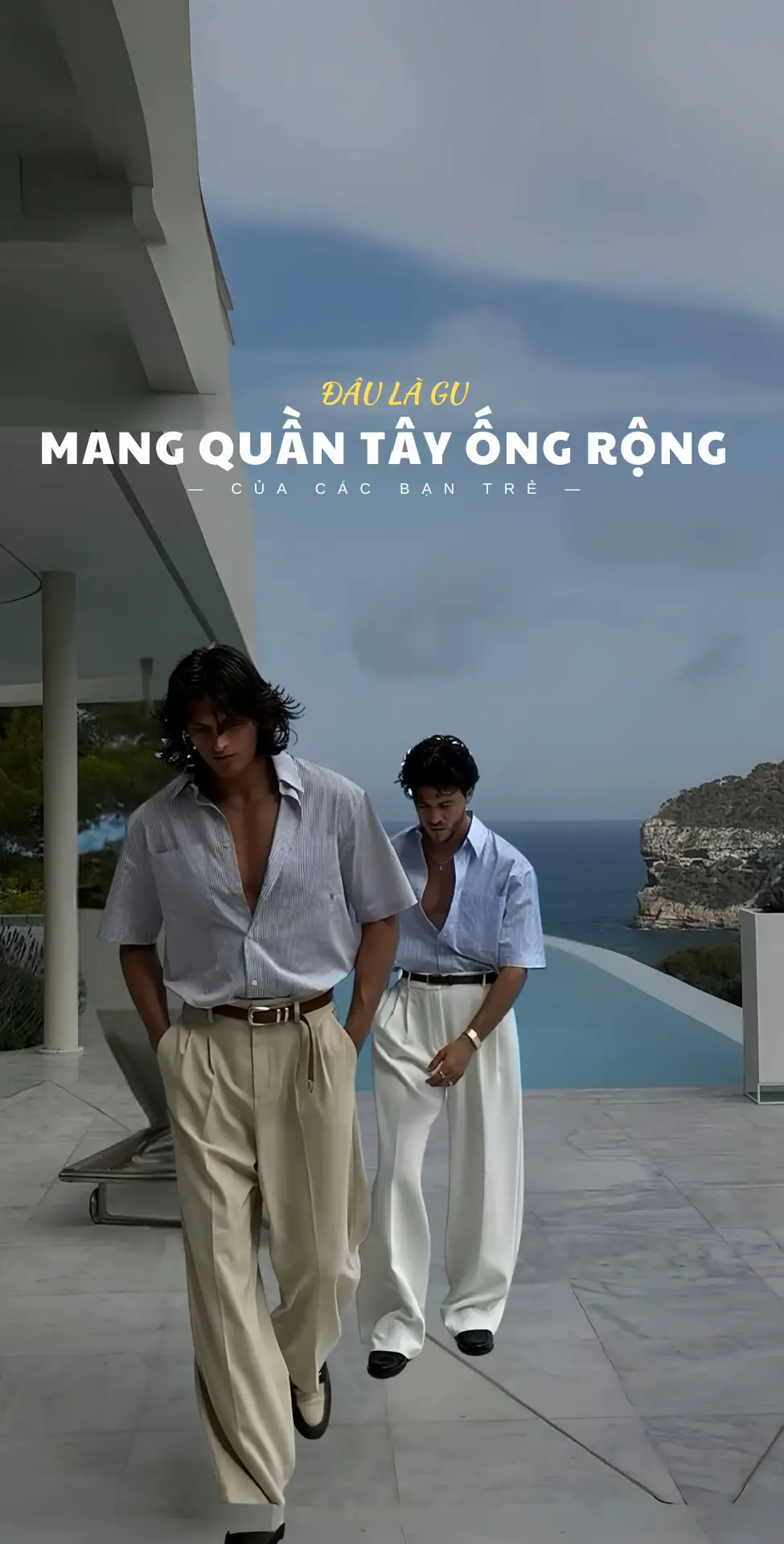 Lên quần âu ống rộng cho anh em #quan #quantay #foryou #outfitideas #phoidonam #thoitrangnam #xuhuong 