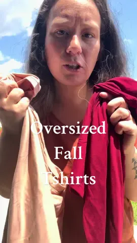 Love these colors for fall #fyp #foryou #foryoupage #tiktokshop #tiktokshopfinds #tiktokshopbacktoschool  Womens oversized T shirt Tee shirt Fall essentials